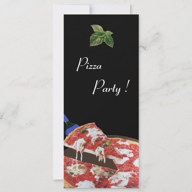 Invitation FÊTE DE PIZZA, DÎNER DE CUISINE ITALIENNE, brunch (Devant)