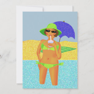 Invitation Fête de plage