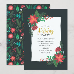 Invitation Fête de Poinsettia