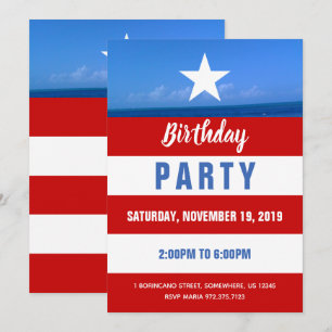 Invitation Fête de Porto Rico