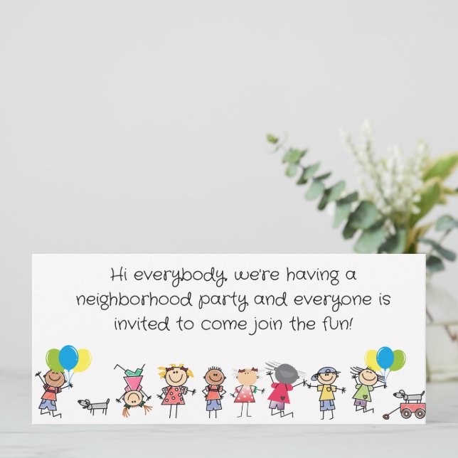 INVITATION FÊTE DE QUARTIER (Debout devant)