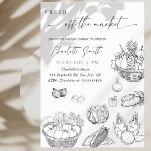 Invitation Fête de Remise de Cadeaux de Mariage Fresh Off the