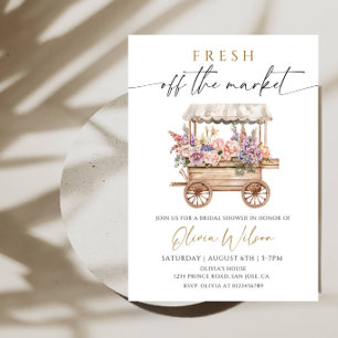 Invitation Fête de Remise de Cadeaux de Mariage Fresh Off the