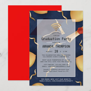 Invitation Fête de remise de diplômes virtuelle