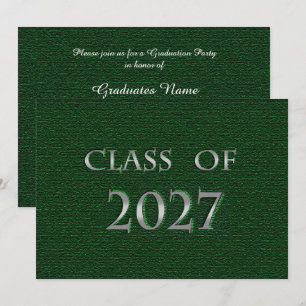 Invitation Fête de remise des diplômes de la promotion verte