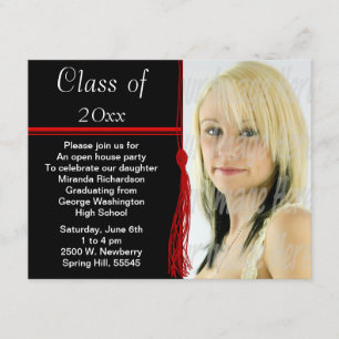 Invitation Fête de remise des diplômes de photo de gland