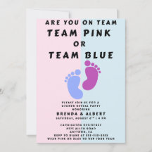 Fête de Révélation du Sexe des Pieds de Bébé