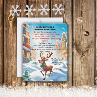 Invitation Fête de Rudolph