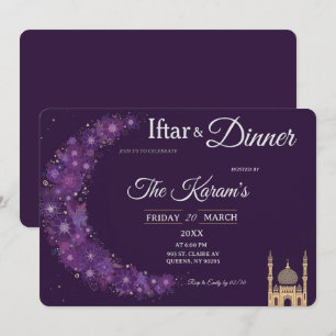 Invitation Fête de rupture du jeûne du Ramadan à la mosquée m
