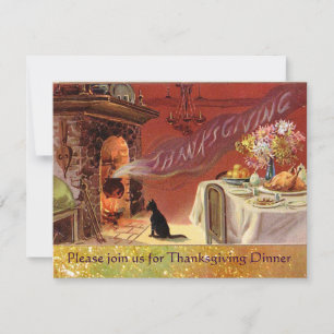Invitation Fête de Thanksgiving