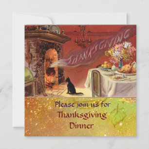 Invitation Fête de Thanksgiving