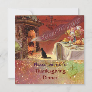 Invitation Fête de Thanksgiving