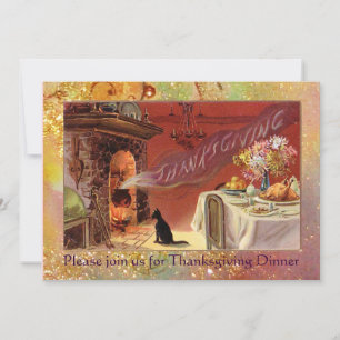 Invitation Fête de Thanksgiving