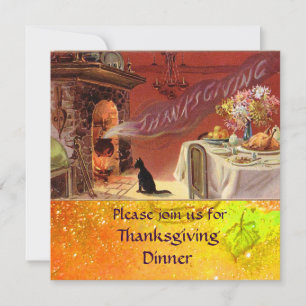Invitation Fête de Thanksgiving