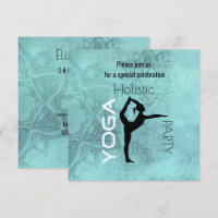 Fête de Yoga avec pose de Yoga sur Lotus Arrière -