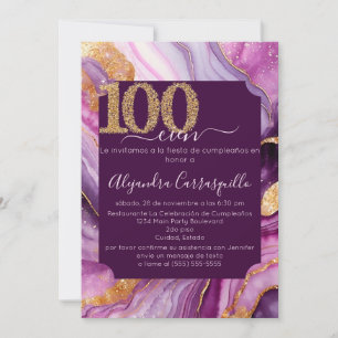 Invitation Fête des 100 ans de la superbe agate espagnole