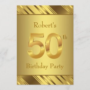 Invitation Fête des 50 ans de Mens