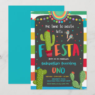 Invitation Fête des Cactus mexicains