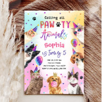 Fête des chats et des chiens Pawty Animaux Fille A