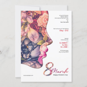 Invitation Fête des femmes Circulaire