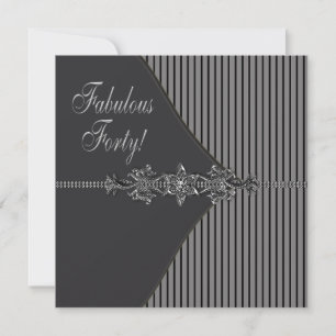 Invitation Fête des femmes de la Bande Noire d'argent 40e ann