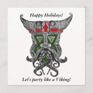 Invitation Fête des fêtes - Fête comme un viking