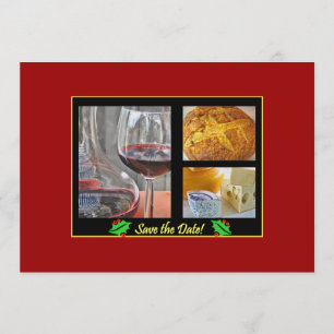 Invitation Fête des fêtes Sauvegarde de la date