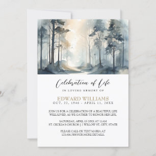 Invitation Fête des funérailles de la forêt