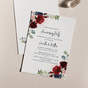 Invitation Fête des Mariages floraux de Bourgogne