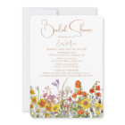 Fête des mariées Affichage douche Boho Fleurs sauv