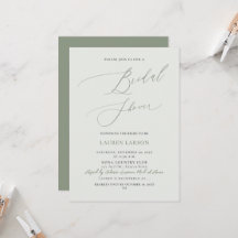 Fête des mariées ArtsApp Olive+Sage Calligraphy