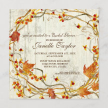 Fête des mariées automne Feuilles d'automne Wreath