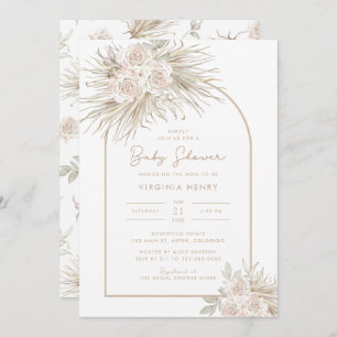 Invitation Fête des mariées Boho