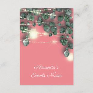 Invitation Fête des mariées Bois Rustique Gold Coral Jars Lum