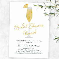 Fête des mariées Brunch Mimosa Cocktail Gold