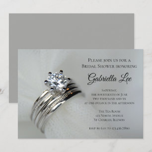 Invitation Fête des mariées Cercles mariage