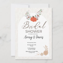 Fête des mariées citrouille