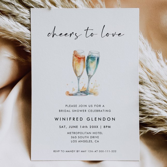 Invitation Fête des mariées d'amour (Créateur téléchargé)