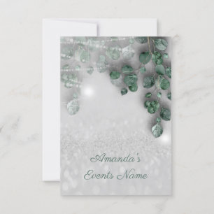 Invitation Fête des mariées d'anniversaire Lumière Jar Partie