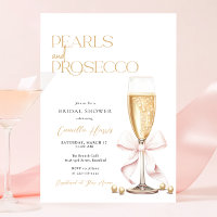 Fête des mariées de brunch Pink Pearls & Prosecco