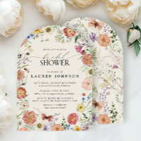 Fête des mariées de cadre floral Fleur sauvage en