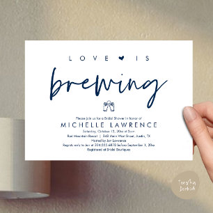 Invitation Fête des mariées de fête de la bière, l'amour bras