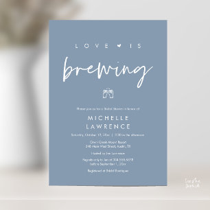 Invitation Fête des mariées de fête de la bière romantique mo