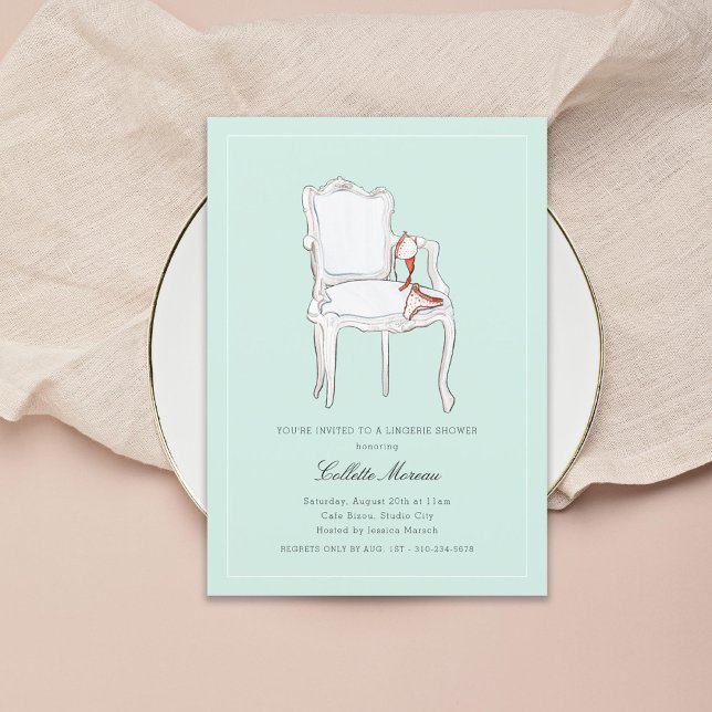 Invitation Fête des mariées de lingerie ou soirée de bachelor (Créateur téléchargé)