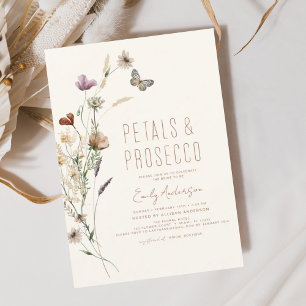 Invitation Fête des mariées des pétales et des procureurs fle