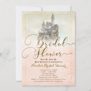 Invitation Fête des mariées du château du livre d'histoire ro