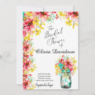 Invitation Fête des mariées du jardin du port pétal