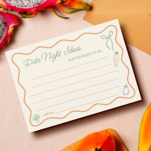 Invitation Fête des mariées du marché agricole Date Nuit Idée (Créateur téléchargé)