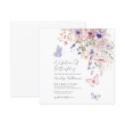 Fête des mariées Fleur sauvage papillon