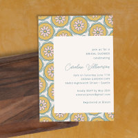 Fête des mariées fleurie Jaune Retro Boho Mandala